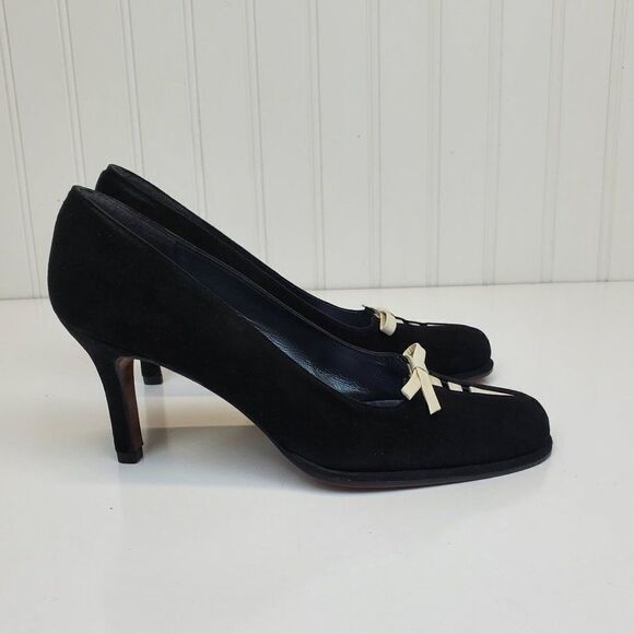 Stuart Weitzman Leather Suede Pumps SH-005 - Picture 8 of 14